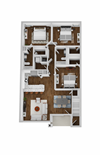 floor plan option in our apartment in Hurst, TX